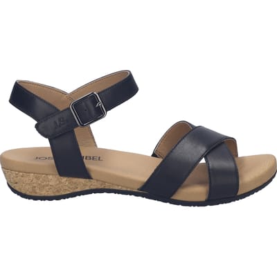 JOSEF SEIBEL Dames Sandaal Fleur 05 in zwart