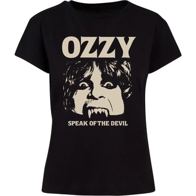 Merchcode Ozzy Osbourne - Speak Of The Devil Box Dames Tshirt - L - Zwart