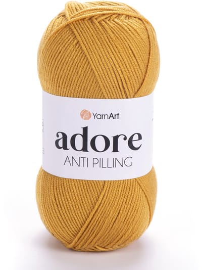 YarnArt Adore – Anti-Pilling Acryl Garen – Zacht & Kleurvast – Ideaal voor Kleding en Babyprojecten - Kleur 334