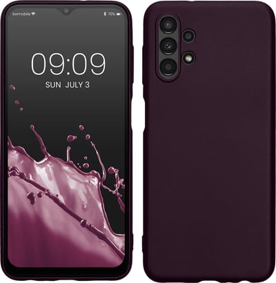 kwmobile telefoonhoesje geschikt voor Samsung Galaxy A13 4G - Hoesje voor smartphone - Back cover in metallic braam