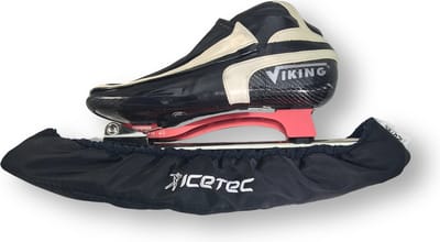 Icetec | Schaats stoffen beschermers - Zwart- schaatsmaat 39-43 (past niet op Salomon schaatsen)