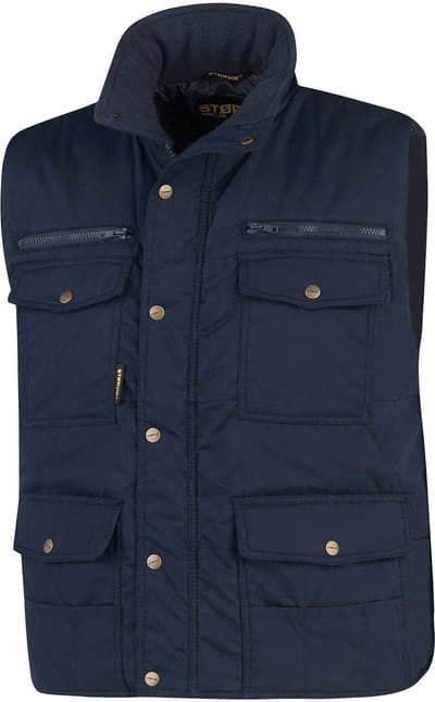 STØRVIK Pocket Bodywarmer Winddicht 4 seizoenen Heren - Maat M - Donkerblauw