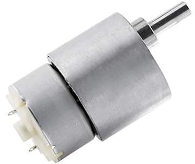 JHUBERS - Elektrische Reductiemotor - Hoge Koppel - Miniatuurformaat - 12V DC - 37 mm Diameter - Ideaal voor Modelbouw en DIY Projecten