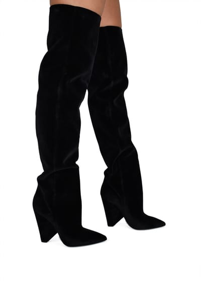 Saint Laurent Niki Laarzen Zwart