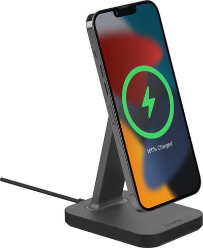 mophie Snap+ Draadloze oplader - Stand Bureauhouder 15W - Compatible met MagSafe - Zwart