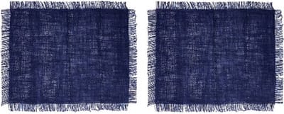 Placemats, Set van 2 Stuks, Rechthoek, Jutte, 35 x 45 CM, Blauw - Mikasa