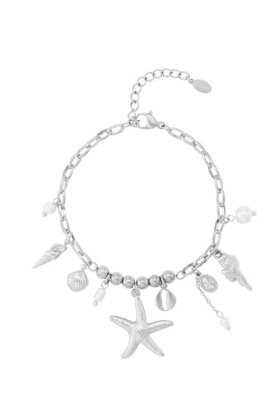 Goudlief Zomer komt eraan armband - Roestvrij staal - Verkleurt niet - Cadeau - Goudlief.nl