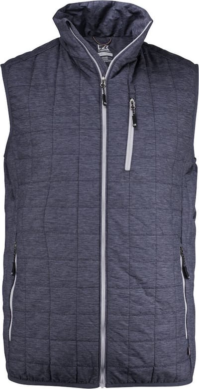 Cutter & Buck Rainier Vest Heren 351408 - Antraciet Navy Mélange - S