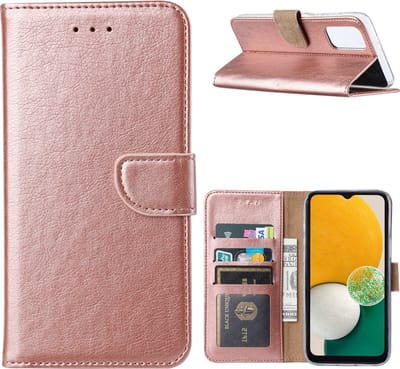 Hoesje Geschikt Voor Samsung Galaxy A13 (4G) Hoesje Rose Goud – Hoesje Geschikt Voor Samsung Galaxy A13 (4G) hoesje – Hoesje Geschikt Voor Samsung Galaxy A13 (4G) case – A13 (4G) Bookcase - Ntech