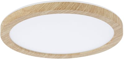 LED-paneel Atria Shine Backlight IP44 rond 190 mm 11,2W 850lm 4000K Houtlook