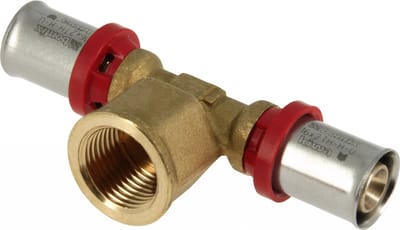 Bonfix Perskoppeling - 2x Alu-pers - 1x Binnendraad - T-koppeling - 16 x 1/2 x 16mm