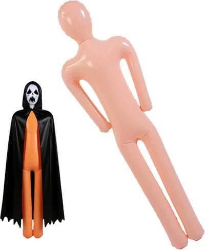 Realistische Levensgrote Opblaasbare Pop voor Halloween en Decoratie