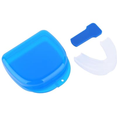 Embout buccal unisexe anti-ronflement et anti-bruxisme pour le sommeil nocturne blue