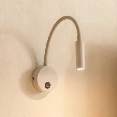 TK Lighting Wandlamp Lagos, zand/zwart, G9, hoogte 45 cm, metaal