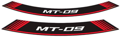 Puig Special Yamaha Mt-09 Velgstrip Rood