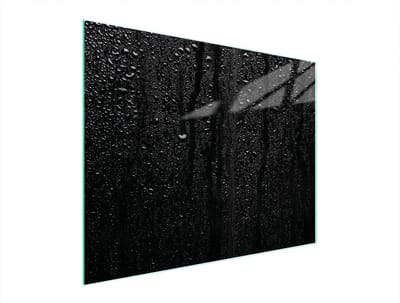 TMK ArtDeko 52x40 Serie - Glazen Snijplank - 52x40 cm - Zwart - Anti-slip - Getemperd Glas