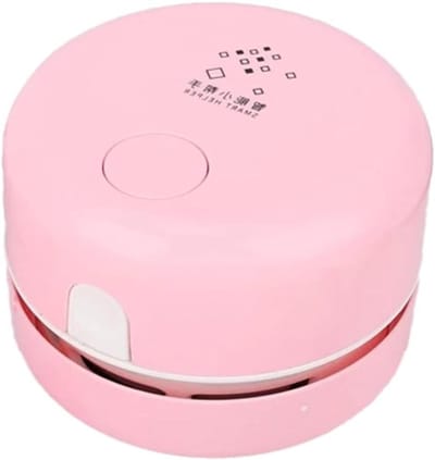 Mini Bureau Stofzuiger - Tafelreiniger Desktop - Bureau Opruimen - Draagbaar Compact Design - 147.5 Grams - Roze