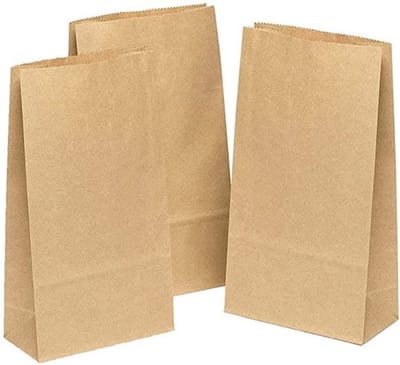 Geschenktas Afbreekbaar - Papieren Zak - Cadeautas - Snoepzak - Caketas - 50 Stuks - 15 x 9 x 28 cm