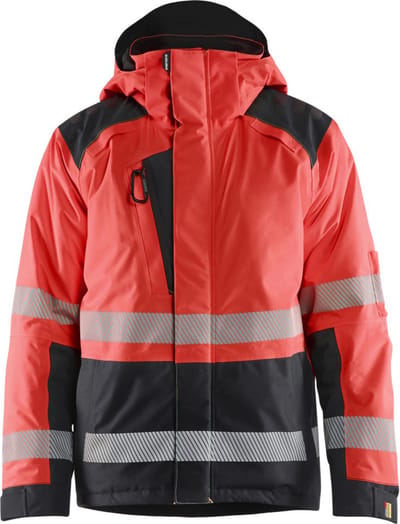 Blaklader 4455-1987 Winterjas High Vis - High Vis Rood/Zwart - XXXL
