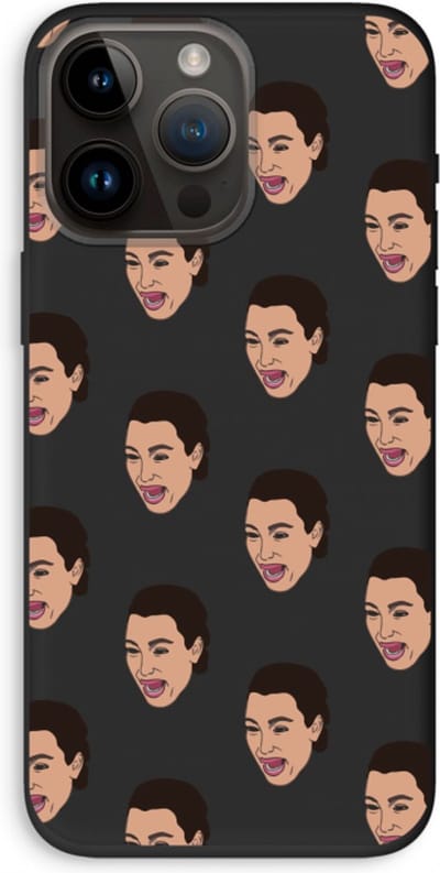 Case Company® - Hoesje geschikt voor iPhone 14 Pro Max hoesje - Ugly Cry Call - Biologisch Afbreekbaar Telefoonhoesje - Bescherming alle Kanten en Schermrand