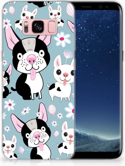 Samsung Galaxy S8 TPU Hoesje Hondjes
