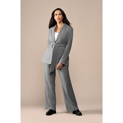 Zaylee Lurex Blazer Grijs