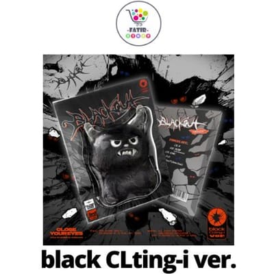black CLting i ver SLUIT JE OGEN 3e Mini Album blackout No POB gray