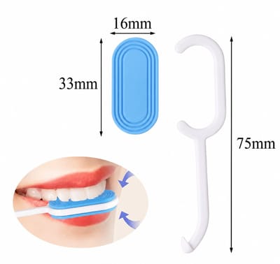 Actie4you® - Aligner Remover Tool – Beugel Hulp - Verwijderhaakje geschikt voor Invisalign, Retainer & Nachtbeugel – Bitje verwijderen - Hygiënisch & Handig - Blauw