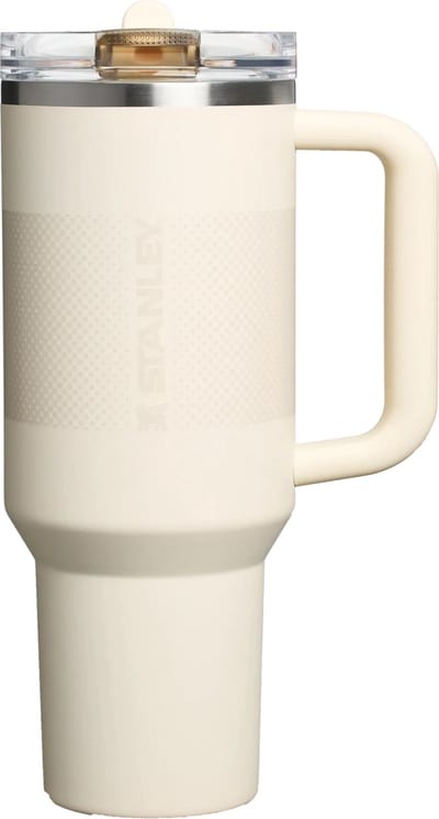 Stanley Quencher ProTour Flip Straw Tumbler - Cream Fade - 1.2L - RVS - Stanley Cup met Rietje en Handvat - Thermosbeker - Thermosfles - Beker - Drinkbeker - Drinkfles - Fles - Koffiebeker To Go - Mug - Waterfles