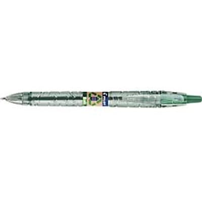 PILOT Drukbalpen Bottle 2 Pen Ecoball, lijndikte 0,6 mm, documentbestendig, navulbaar, 86 % gerecycled materiaal, groen