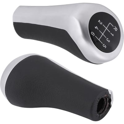 Pommeau de levier de vitesse 6 vitesses pour BMW E39, E46, E53, E60, E63, E83, E90, E92 white