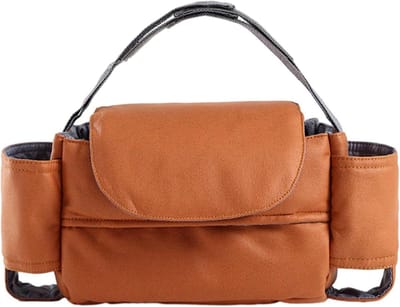 Kinderwagen Organizer - Buggy Tas - Baby Spullen Opbergen - Veelzijdig Bruikbaar - 35 x 15 x 11 cm - Oranje