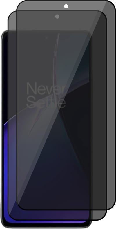 Privacy Screenprotector geschikt voor OnePlus Nord CE 4 Lite - 2x Volledig Dekkend Glas Screen Protector