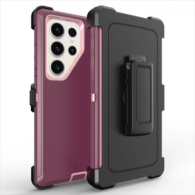 Robuuste Armor Schokbestendige Hoes voor Samsung Galaxy S25 S24 S23 S22 S21 Plus FE Note 20 Ultra Impactbestendige Cover Met Riemclip Galaxy S23+