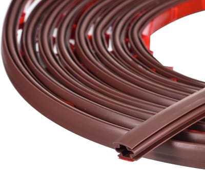 Weerbestendige strips voor deuren, 3 meter x 10 mm x 8 mm, zelfklevende rubberen afdichtingstape voor 6-7 mm opening voor ramen en deuren, geluidsisolatie en deurkozijnen, gatenvullers