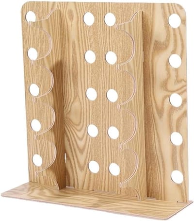 Brillen Opbergrek - Houten standaard - Brillen Presenteren - Veelzijdig Gebruik - 336 x 125 x 361 cm - Natuurlijk Hout