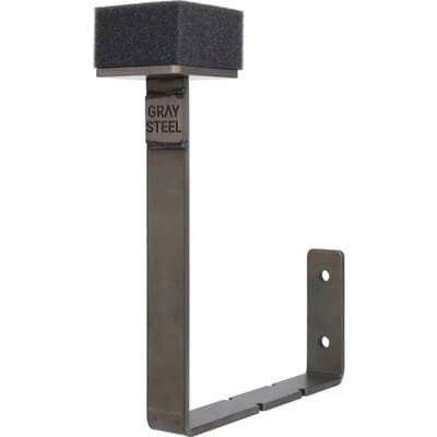 Gray Steel X3 Helmhouder & Wandsteun - Gun Metal Kleur - 3-in-1 Ophangsysteem voor Motoruitrusting, Motorhelmen en Motorkleding