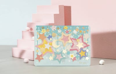 5 x 3D Pop up Minikaartjes + Mini-envelopjes / kleine cadeau kaartjes met enveloppen | For you