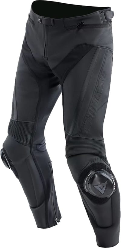 Dainese Delta 4 Leren Motorbroek Zwart Zwart - Broek