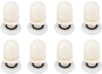 Dailygoods- Schuifdeurwiel 8-delig - Vervanging voor Glazen Deur - Eenvoudige Installatie - Slijtvast Materiaal - Brede Toepassing - Betrouwbare Prestaties - Deurwielen