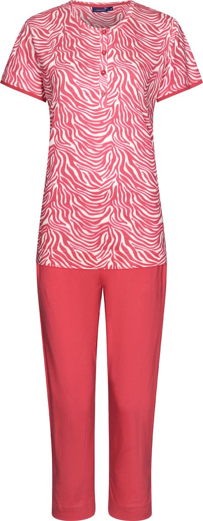 Rebelle Dames Pyjamaset Wilde Zone - Roze - Katoen - Maat 38