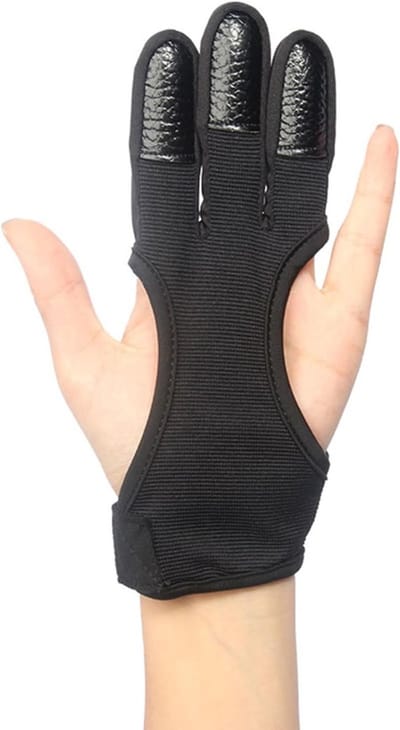 Beschermende Boogschiet Handschoenen voor Links en Rechts, Verstelbaar en Antislip, Ideaal voor Boogschutters, Verpakking van 1