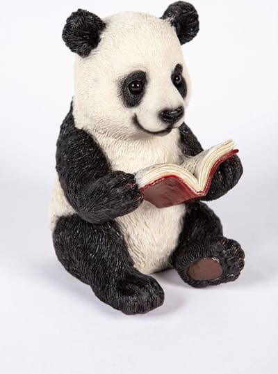 Lezende Panda - Hamac - Tuinbeeld