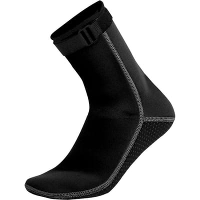 HISEA Snorkelsokken Antislip Anti-koud voor Zwemmen Duiken 3MM Dikte(Zwart L) zwart