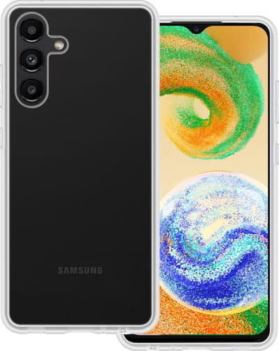 Hoesje Geschikt voor Samsung Galaxy A04s - Sterk & Shockproof - Hoes Cover - Siliconen Case - Transparant