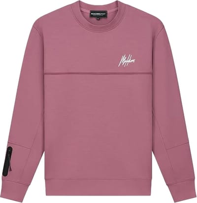 Malelions sport counter sweater in de kleur roze.