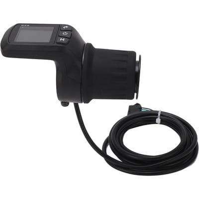 Elektrische Fiets Meter Kit ABS LCD Display Paneel Halve Handvat Grip en 5P Gemeenschappelijke Draad 24V 36V 48V 60V