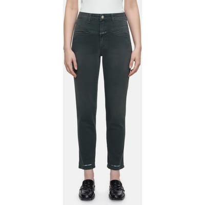 Closed Pedal Pusher Jeans Pini Green Size: W27L34 | Formal pants Outlet | Dames | Groen