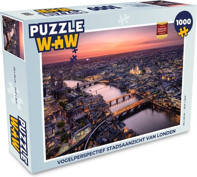 Puzzel stadsaanzicht van Londen - Legpuzzel - Puzzel 1000 stukjes volwassenen