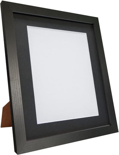 Vierkante Fotolijst Zwart 40x40 cm voor Afbeeldingen tot 30x30 cm